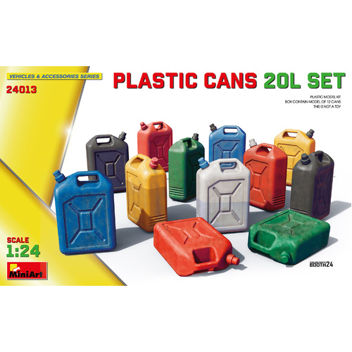 MiniArt 1/24 Plastic Cans 20L Set Plastic Model Kit