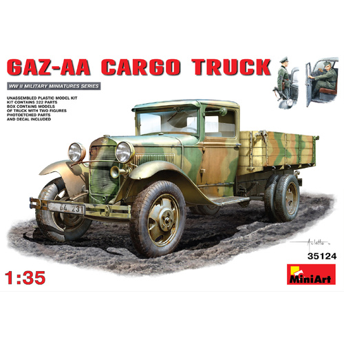 MiniArt 1/35 GAZ-AA ?argo Truck Plastic Model Kit