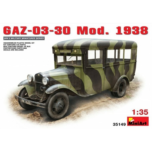 MiniArt 1/35 GAZ-03-30 Mod. 1938 Plastic Model Kit