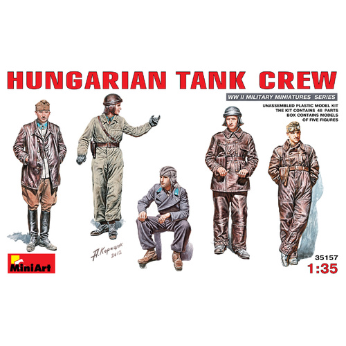 MiniArt 1/35 Hungarian Tank Crew Plastic Model Kit