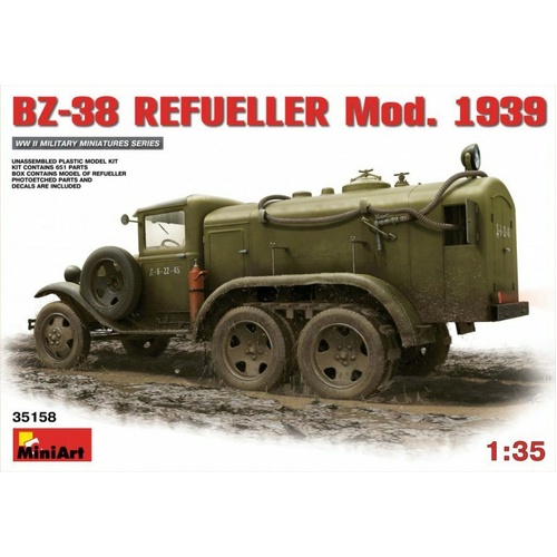 MiniArt 1/35 BZ-38 Refueller Mod. 1939 Plastic Model Kit