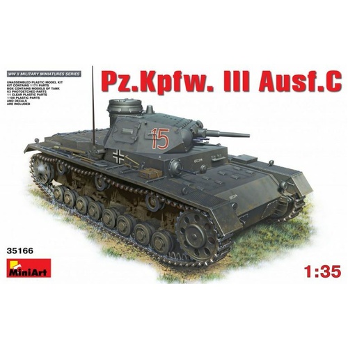 MiniArt 1/35 Pz. Kpfw. III Ausf ? Plastic Model Kit