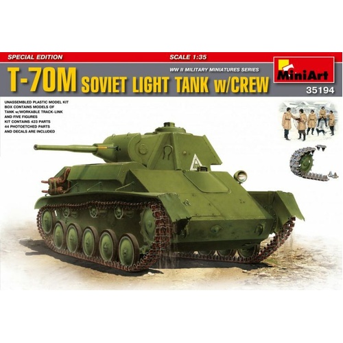 MiniArt 1/35 T-70M Special Edition Plastic Model Kit