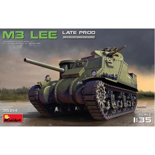 MiniArt 1/35 M3 Lee Late Prod. Plastic Model Kit