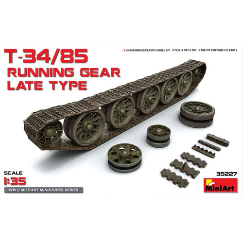 MiniArt 1/35 T-34/85 Running Gear. Late Type Plastic Model Kit
