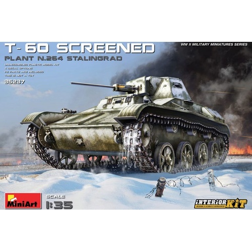 MiniArt 1/35 T-60Screened(Pl. No.264.Stalingrad) Interior Kit Plastic Model Kit