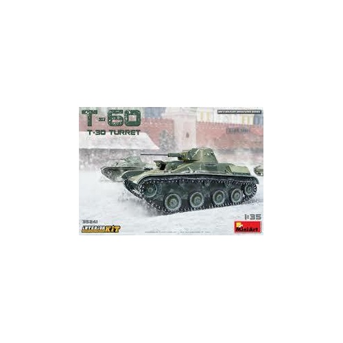 MiniArt 1/35 T-60 (T-30 Turret) Interior Kit Plastic Model Kit