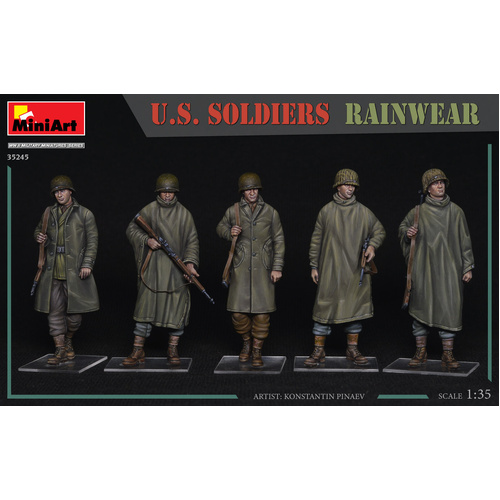 MiniArt 1/35 U.S. SOLDIERS RAINWEAR Plastic Model Kit
