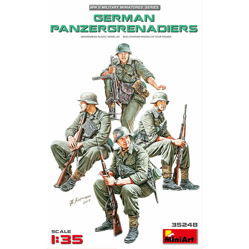 MiniArt 1/35 German Panzergrenadiers Plastic Model Kit