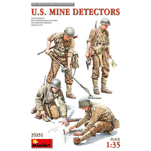 MiniArt 1/35 U.S. Mine Detectors Plastic Model Kit