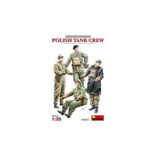 MiniArt 1/35 Polish Tank Crew Plastic Model Kit