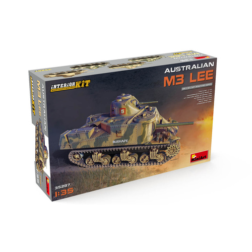 MiniArt 1/35 Australian M3 Lee. Interior Kit Plastic Model Kit*Aust Decals*