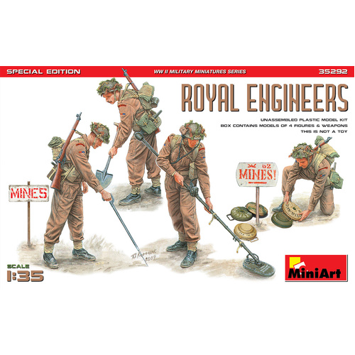 MiniArt 1/35 Royal Engineers. Special Edition Plastic Model Kit