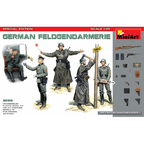 MiniArt 1/35 German Feldgendarmerie. Special Edition Plastic Model Kit