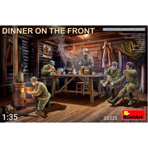 MiniArt 1/35 Dinner on the Front Plastic Model Kit