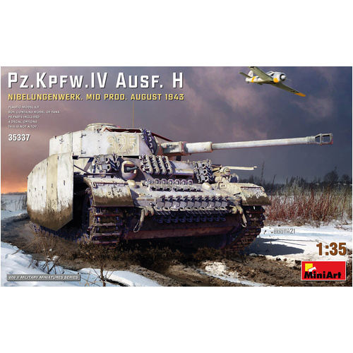 MiniArt 1/35 Pz.Kpfw.IV Ausf. H Nibelungenwerk. Mid Prod. (August 1943) Plastic Model Kit