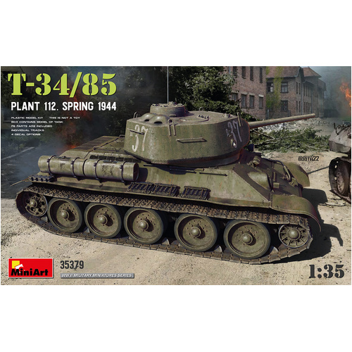 MiniArt 1/35 T-34-85 Plant 112. Spring 1944 Plastic Model Kit