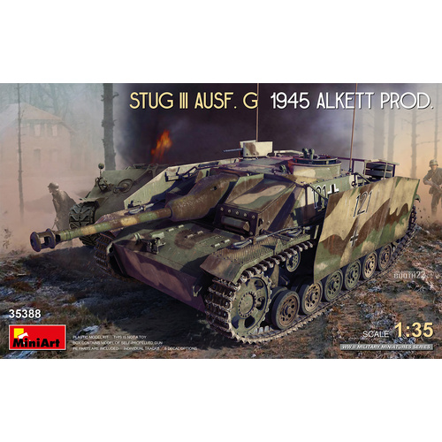 MiniArt 1/35 StuG III Ausf. G 1945 Alkett Prod. Plastic Model Kit