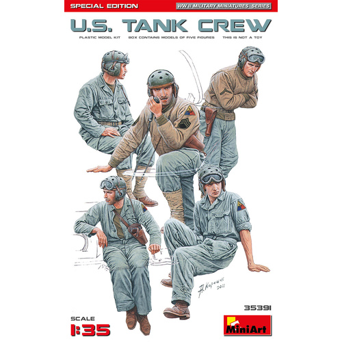 MiniArt 1/35 U.S. Tank Crew.Special Edition Plastic Model Kit