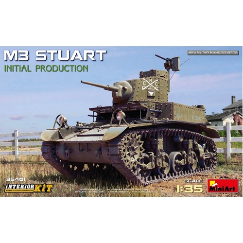 MiniArt 1/35 M3 Stuart Initial Prod. Interior Kit Plastic Model Kit