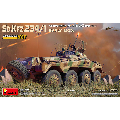 MiniArt 1/35 Sd.Kfz.234/1 Schwerer Panzersp?hwagen (2 cm). Early Mod. Interior Kit  Plastic Model Kit