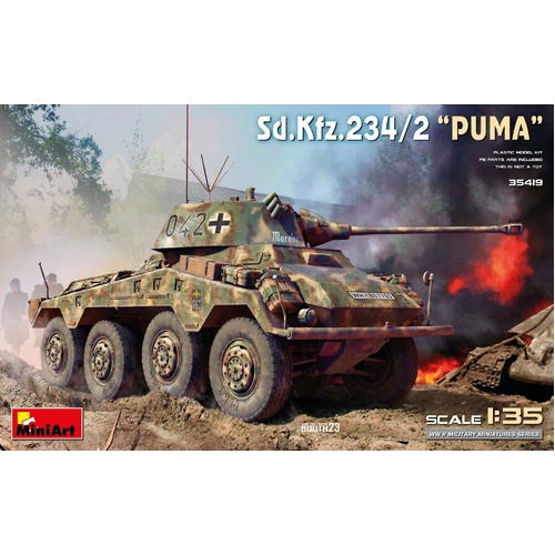 MiniArt 1/35 Sd.Kfz.234/2 “Puma” Plastic Model Kit
