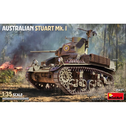 Miniart 1/35 Australian Stuart Mk.I Plastic Model Kit *Aust Decals*