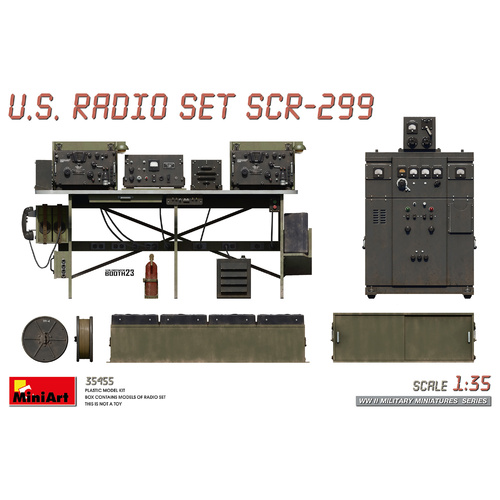 MiniArt 1/35 U.S. Radio Set SCR-299 Plastic Model Kit