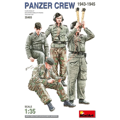MiniArt 1/35 Panzer Crew (1943-1945) Plastic Model Kit