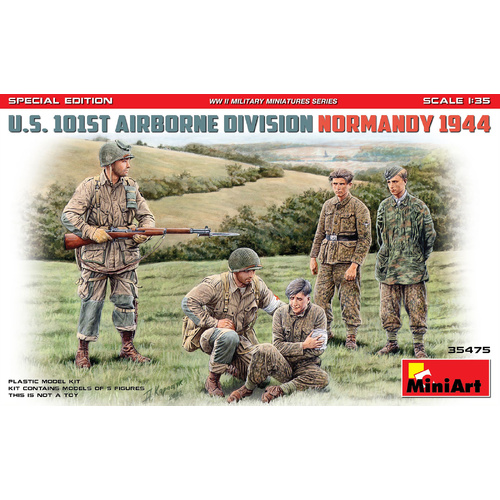 MiniArt 1/35 U.S. 101st Airborne Division (Normandy 1944). Special Edition Plastic Model Kit