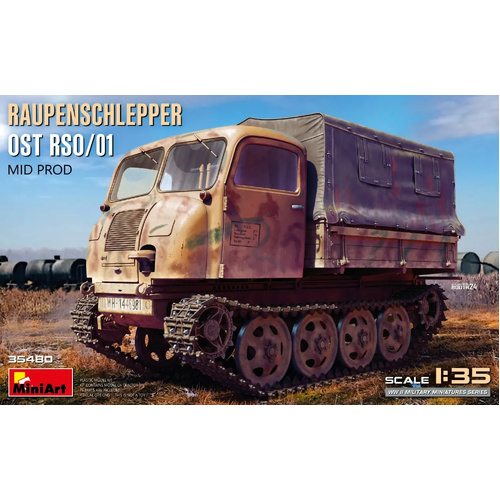 MiniArt 1/35 Raupenschlepper Ost RSO/01. Mid Prod Plastic Model Kit