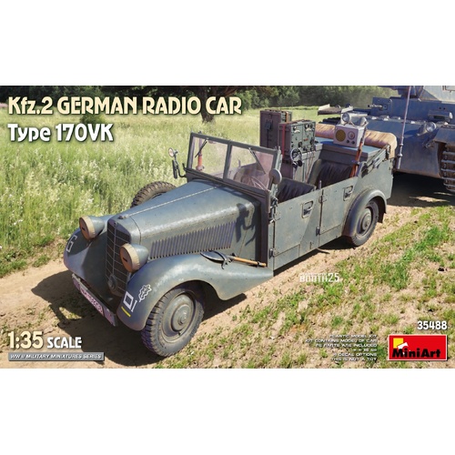 MiniArt 1/35 Kfz.2 German Radio Car Type 170VK Plastic Model Kit