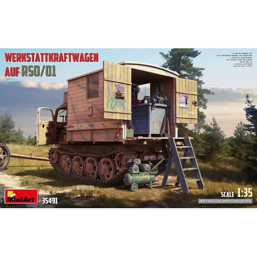 MiniArt 1/35 Werkstattkraftwagen Auf RSO/01 Plastic Model Kit