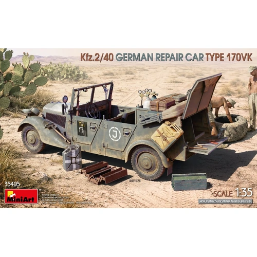 MiniArt 1/35 Kfz.2/40 German Repair Car Type 170VK Plastic Model Kit