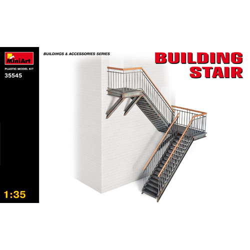 MiniArt 1/35  Building stairs Plastic Model Kit