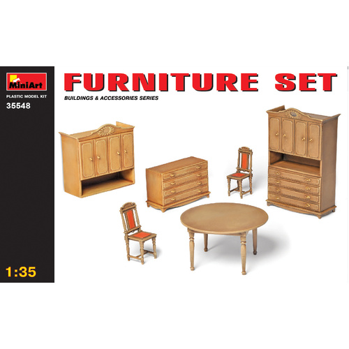 MiniArt 1/35 Furniture Set Plastic Model Kit