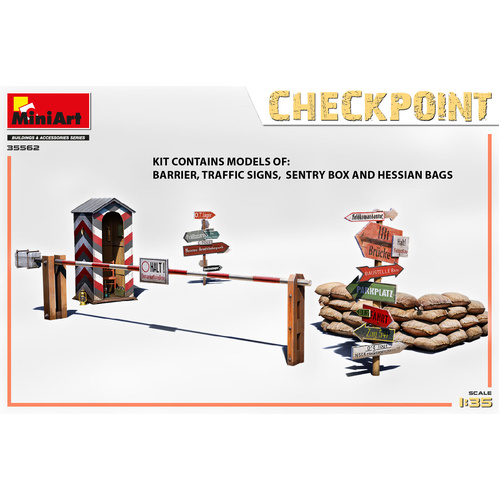 MiniArt 1/35 Checkpoint Plastic Model Kit