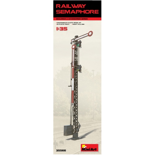 MiniArt 1/35 Railway Semaphore Plastic Model Kit