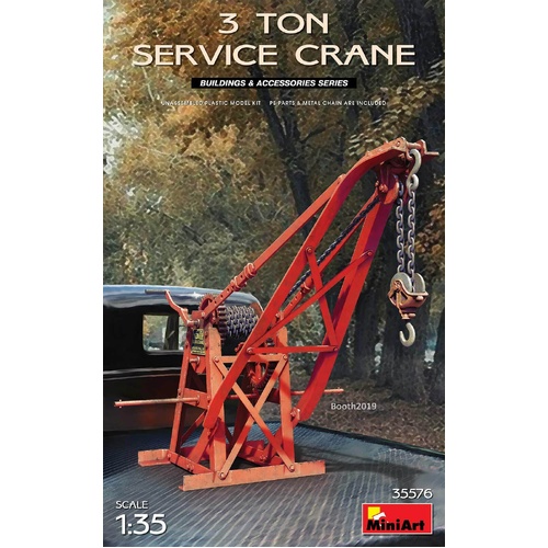 MiniArt 1/35 3 Ton Service Crane Plastic Model Kit