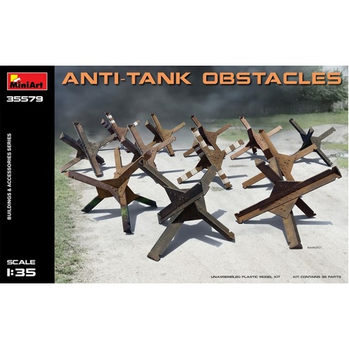 MiniArt 1/35 Anti-tank Obstacles Plastic Model Kit