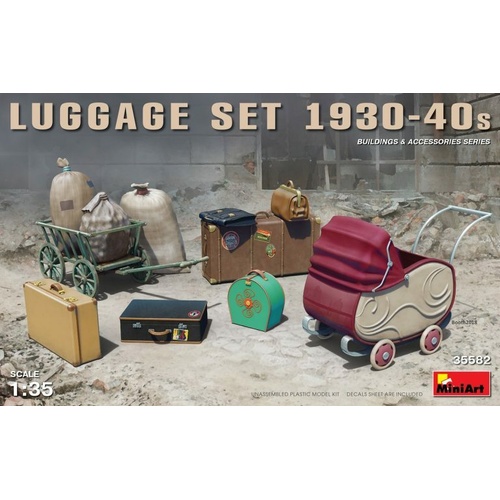 MiniArt 1/35 Luggage Set 1930-40s Plastic Model Kit