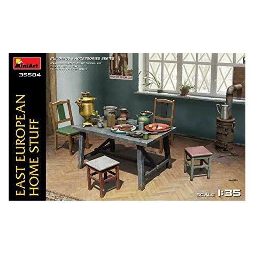 MiniArt 1/35 East European Home Stuff Plastic Model Kit