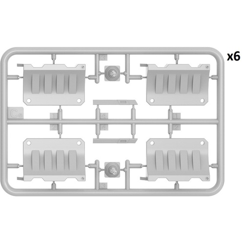 MiniArt 1/35 Plastic Barrier Set Plastic Model Kit