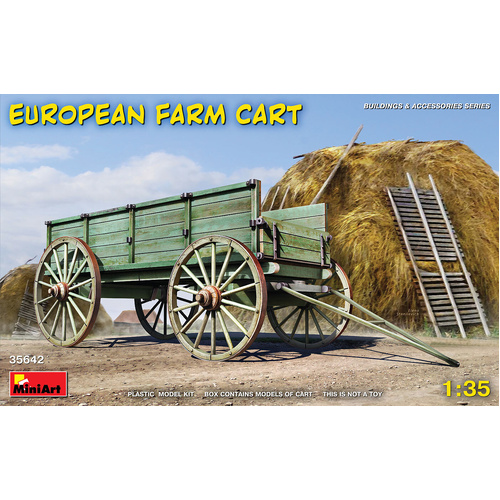 MiniArt 1/35 European Farm Cart Plastic Model Kit