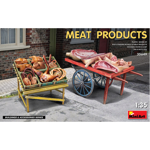 MiniArt 1/35 Meat Products Plastic Model Kit
