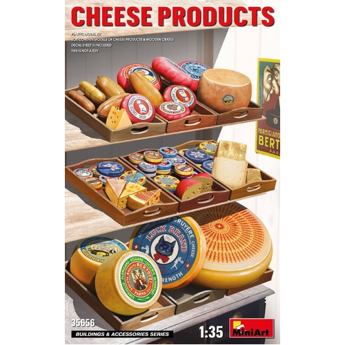 MiniArt 1/35 'Cheese Products Plastic Model Kit