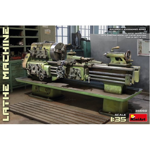 MiniArt 1/35 Lathe Machine Plastic Model Kit