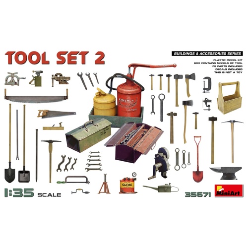 MiniArt 1/35 Tool Set #2 Plastic Model Kit