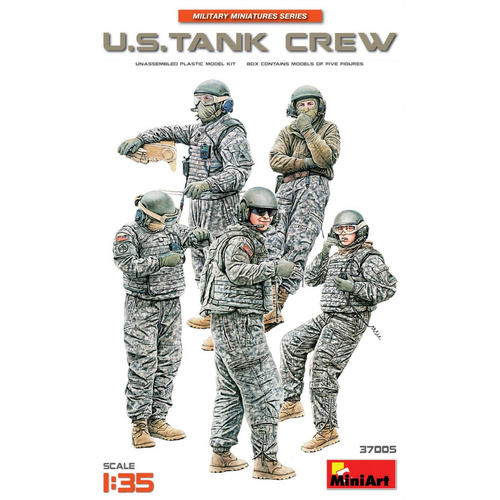 MiniArt 1/35 U.S. Tank Crew Plastic Model Kit