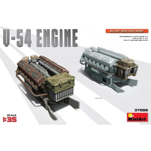 MiniArt 1/35 V-54 Engine Plastic Model Kit